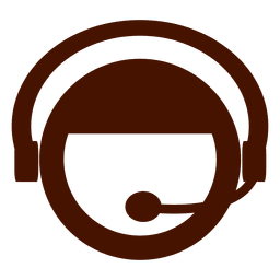 Ícone de chamada do call center Desenho PNG