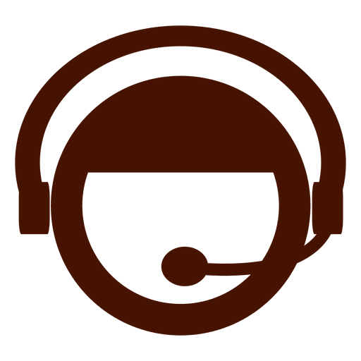 Icono de llamada del centro de llamadas Diseño PNG