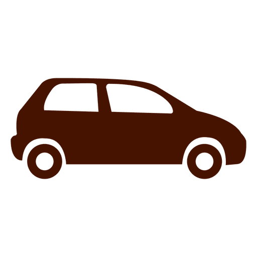 Icono de transporte de coche plano Diseño PNG