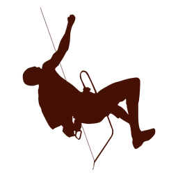 Escalada roca extrema Diseño PNG