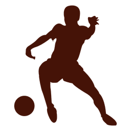 Fußball dribbeln PNG-Design