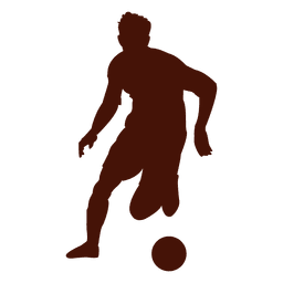 Football dribbling skill PNG Design