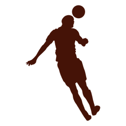 Chute frontal de futebol Desenho PNG
