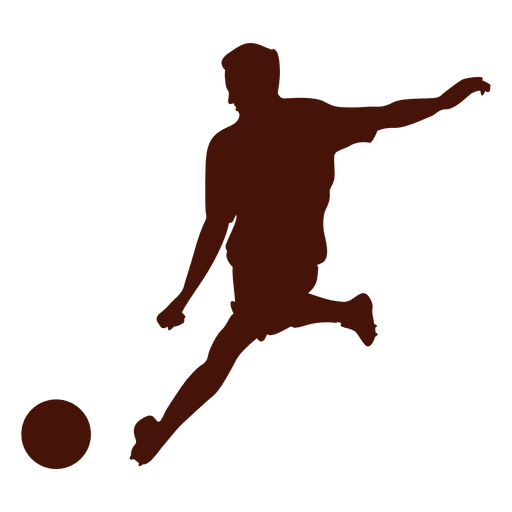 Fu?balltor Kick Silhouette PNG-Design