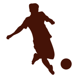 Jogador de chute de futebol Desenho PNG