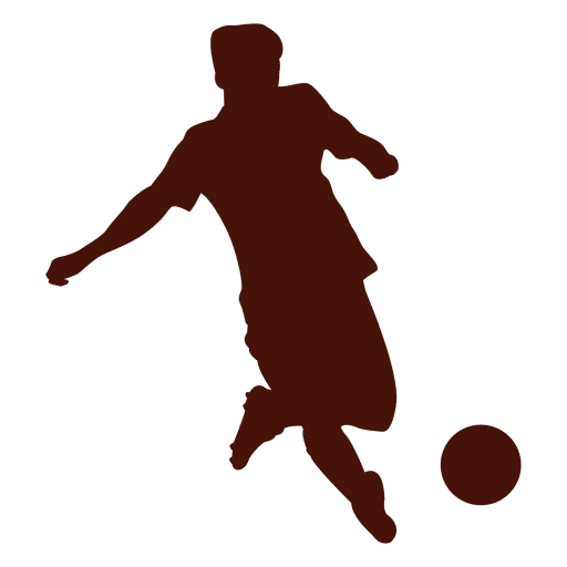 Football kick player PNG Design
