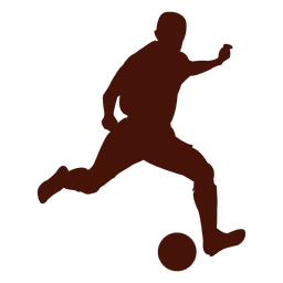 Football player soccer silhouette Transparent PNG