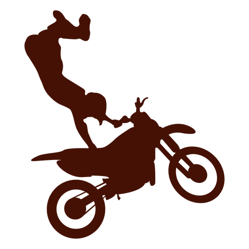 Salto de motocross Freestyle Desenho PNG