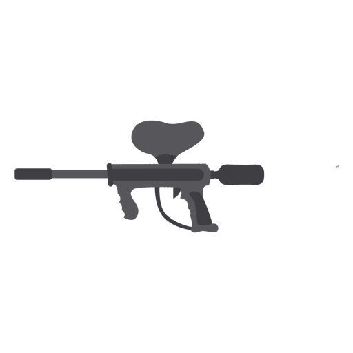 Gun gray silhouette PNG Design