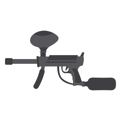 Gun gray silhouette 02 PNG Design