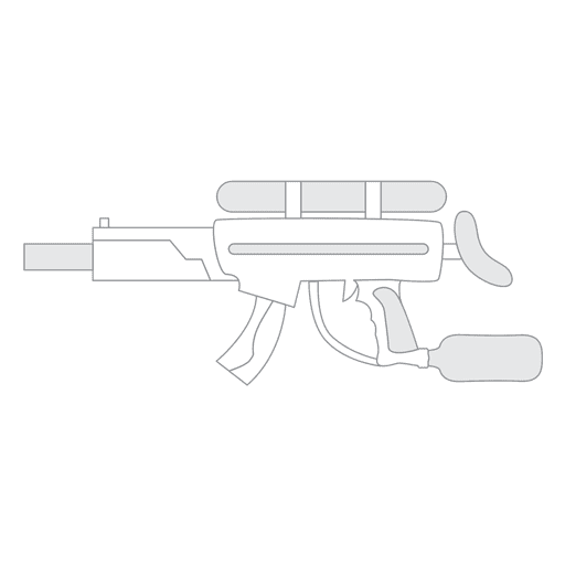 Gun silhouette 01 - Transparent PNG & SVG vector file