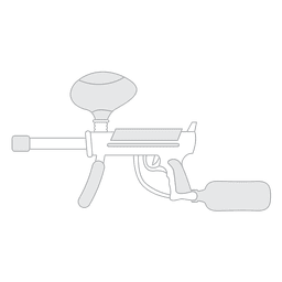 Gun silhouette 02 PNG Design