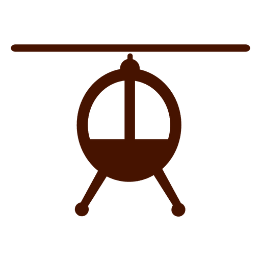 Hubschraubertransport-Symbol PNG-Design