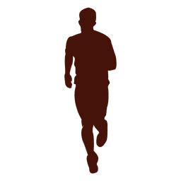Joggen Erholungsmann Silhouette PNG-Design
