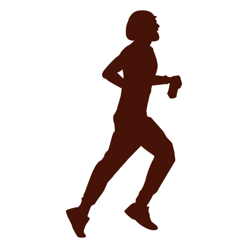 Jogging recreation water+bottle PNG Design