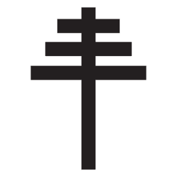 Igreja maronita cruzada Desenho PNG