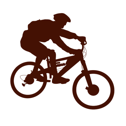 Mountainbiken extrem PNG-Design