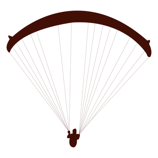 Fallschirmflug PNG-Design
