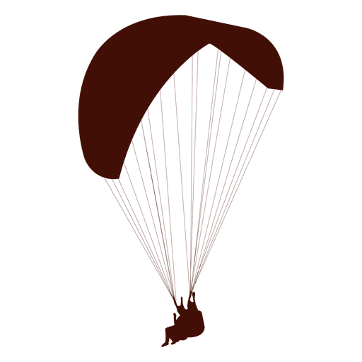 Paragliding flight PNG Design