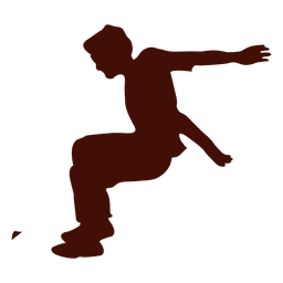 Parkour jump PNG Design