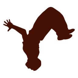 Parkour Sprung Salto PNG-Design