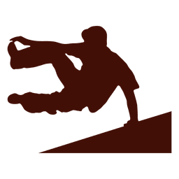Salto de bóveda de parkour Diseño PNG