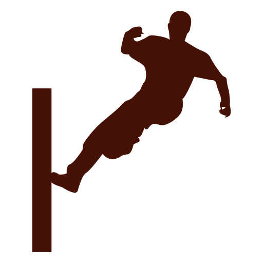 Parkour Wandlauf PNG-Design