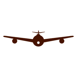 Icono de transporte de avión Diseño PNG