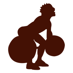 Powerlifting weights strength PNG Design