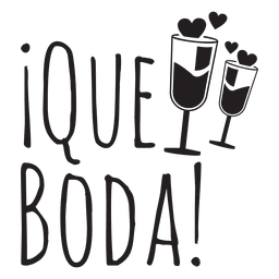 Que boda frase de casamento em espanhol Desenho PNG