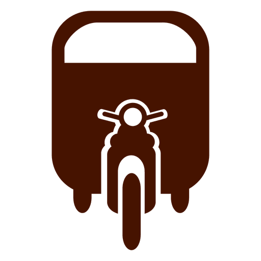 Road bike transport icon