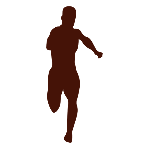 Silhueta de homem correndo Desenho PNG