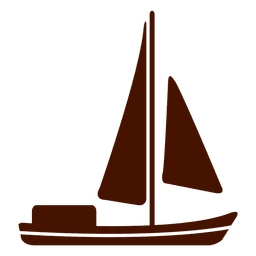 Schiffssegeltransportikone PNG-Design