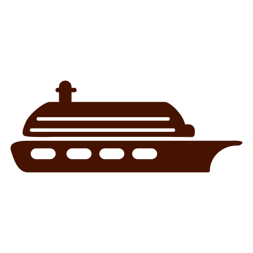 Icono de transporte de viajes de barco Diseño PNG