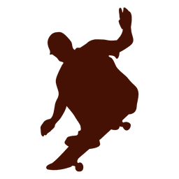 Skateboarding Crouch PNG Design