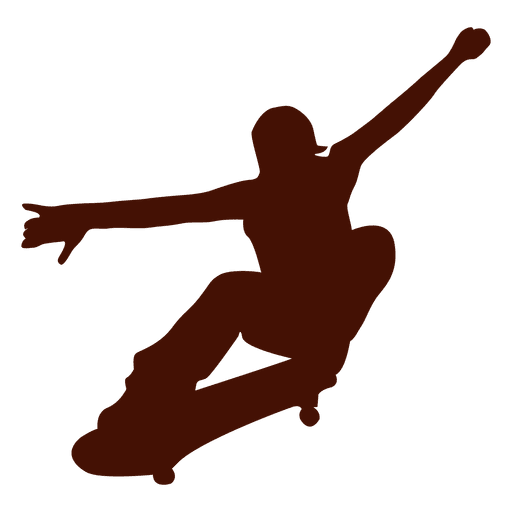 Salto de skate Desenho PNG