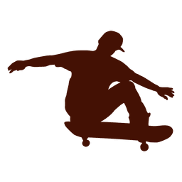 Truco de salto de skate Diseño PNG