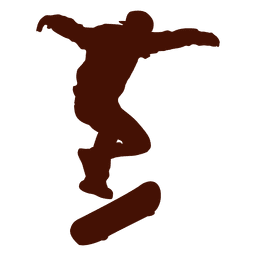 Patinaje salto Rolling Diseño PNG