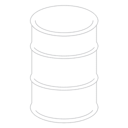 Stroke tank illustration PNG Design
