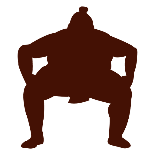 Lucha de sumo de peso pesado Diseño PNG