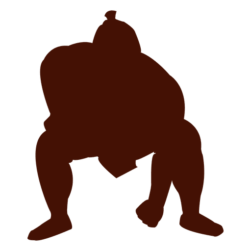 Posição inicial da luta de sumô Desenho PNG