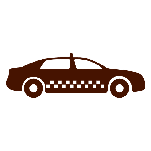 Ícone de transporte de táxi Desenho PNG