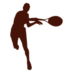 Tennis-Vorhand beim Sport PNG-Design