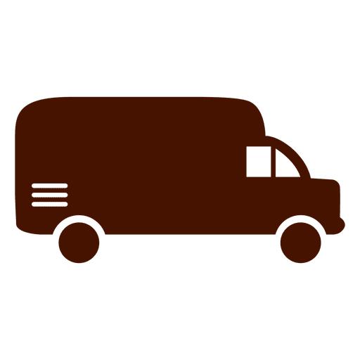 Icono de transporte logístico van Diseño PNG