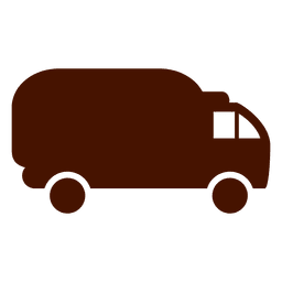 Icono de transporte de camión van Diseño PNG