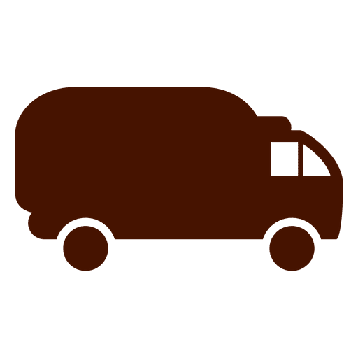 Ícone de transporte de caminhão furgão Desenho PNG