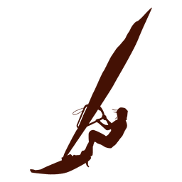 Windsurfing board fun PNG Design