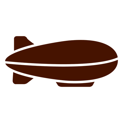 Ícone de viagens do Zeppelin Desenho PNG