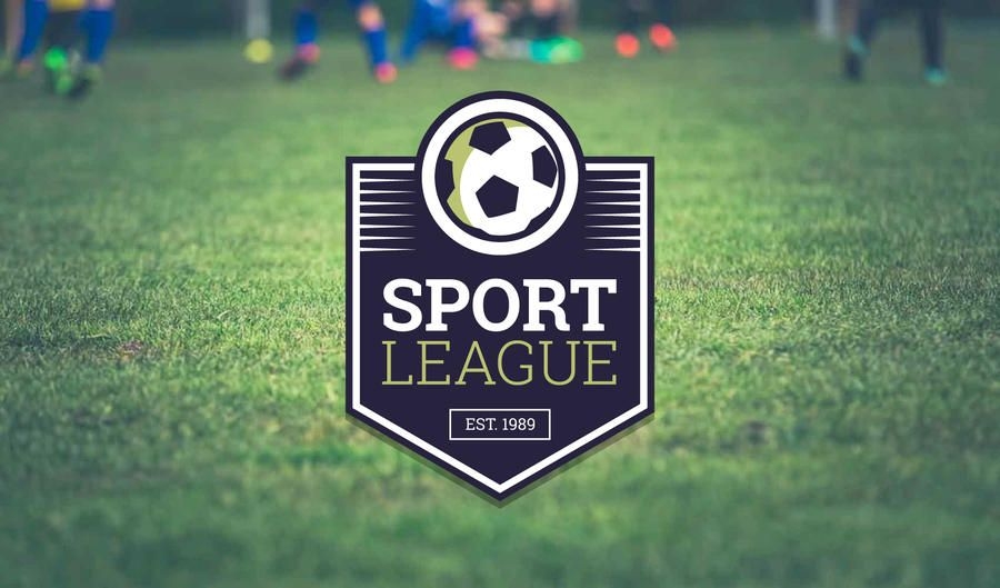 Soccer Team Logo Label Creator Editable Design