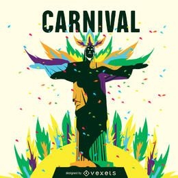 ilustração do carnaval carioca